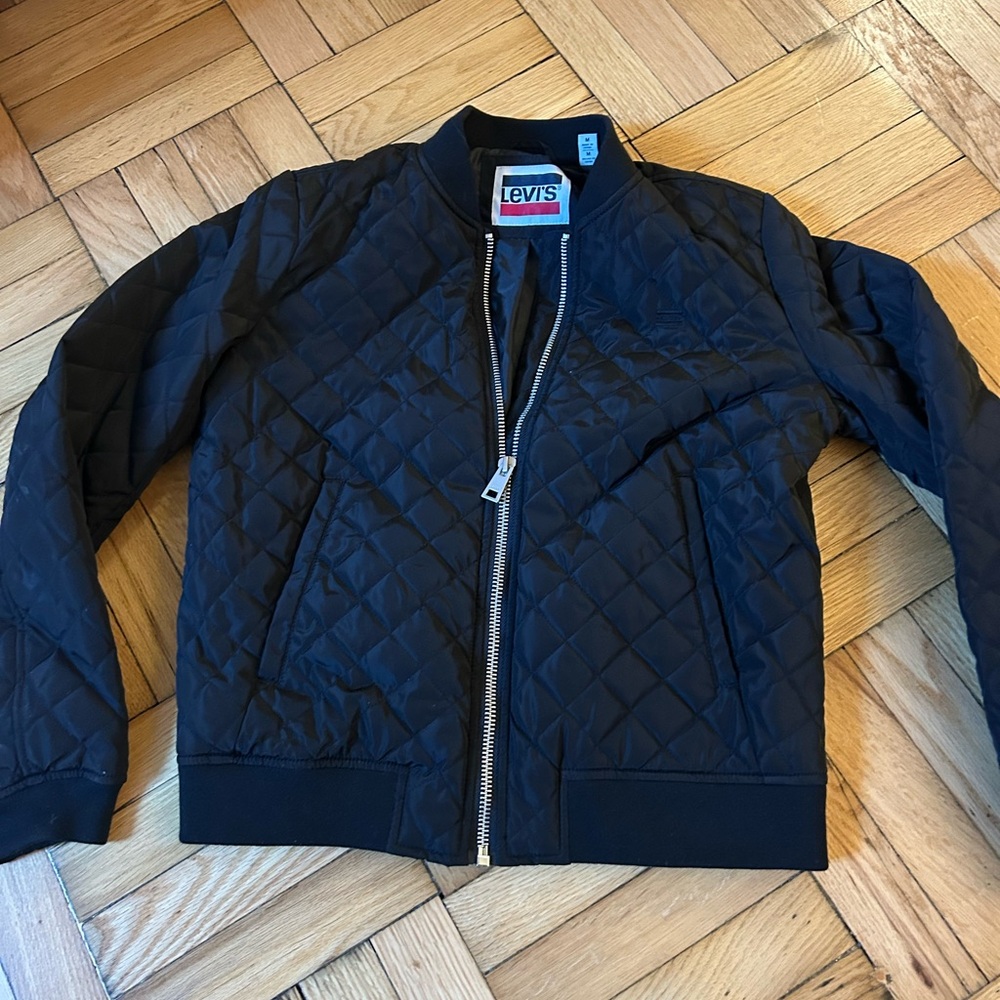 Levi's Quilted Black Jacket